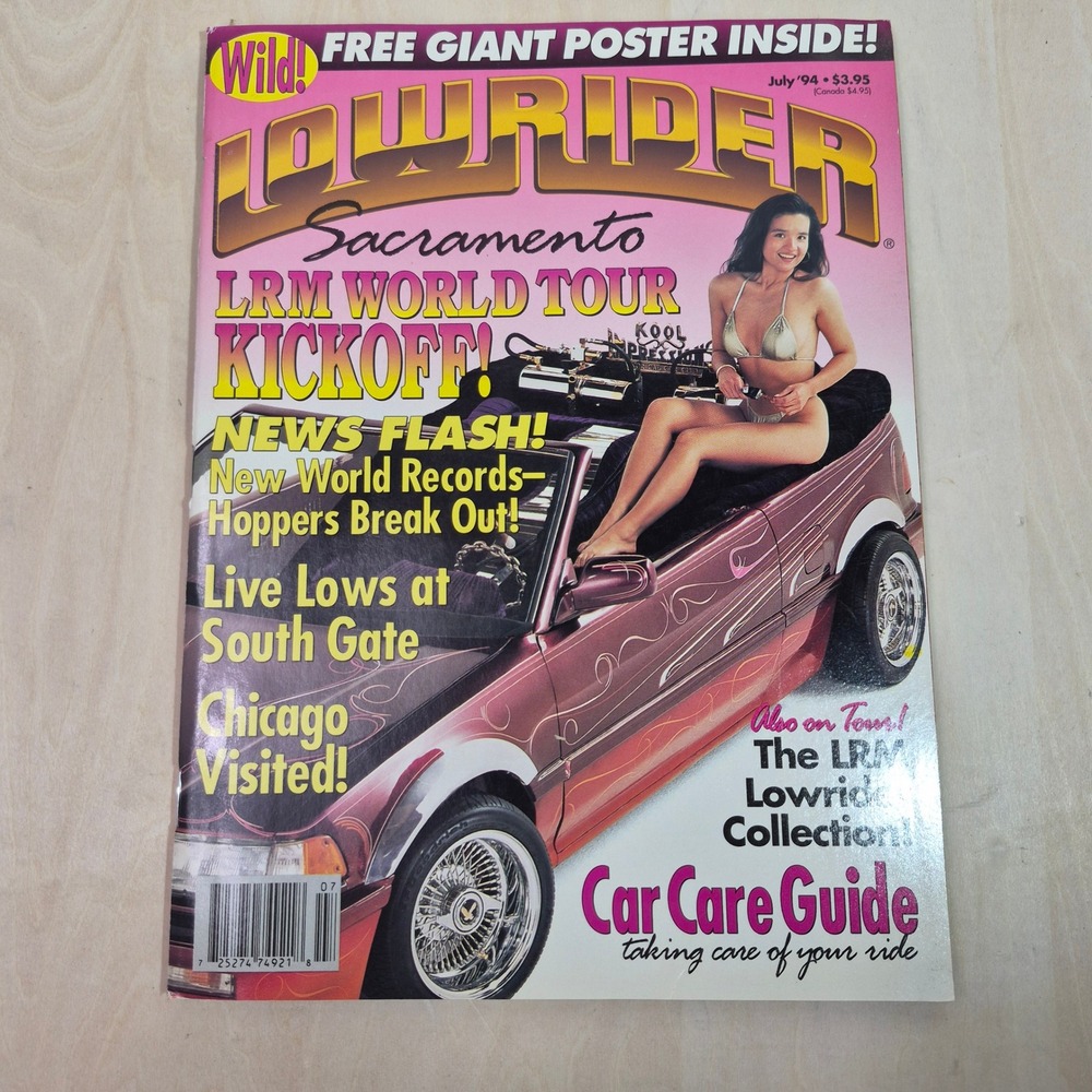 Lowrider Magazine July 1994 Sacramento LRM World Tour